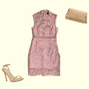 BARDOT Lace Dress • never been worn, mint condition• Color “bloom”